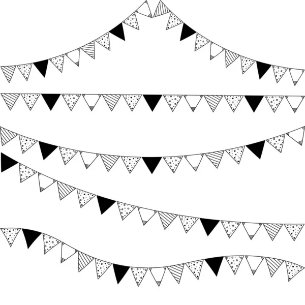 Beyaz arka planda bayrak işareti, vektör. eps10