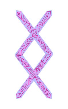 Rune ınwaz. Antik Iskandinav Runes. Runes kıdemli futarka. Büyü, törenler, dini semboller. Tahminler ve tıldıklar.