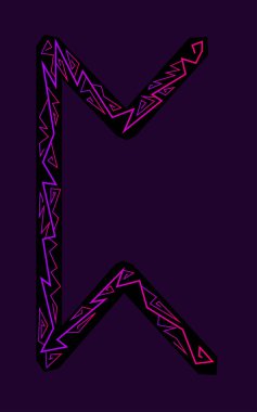 Rune Perth. Antik Iskandinav Runes. Runes kıdemli futarka. Büyü, törenler, dini semboller. Tahminler ve tıldıklar.