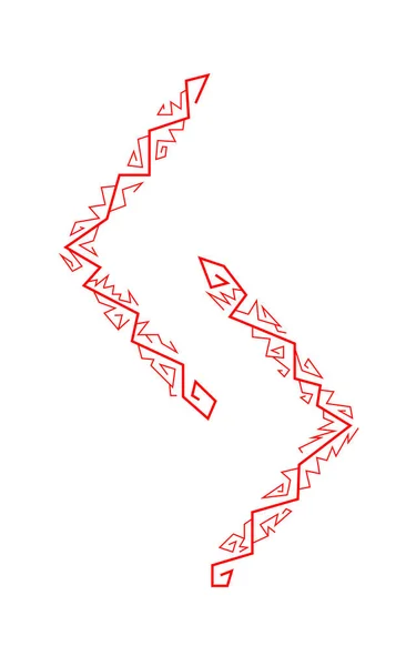 Rune JERA oude Scandinavische runen. Runes Senior futarka. Magie, ceremonies, religieuze symbolen. Voorspellingen en amuletten. — Stockvector