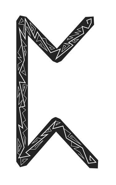 Rune Perth. Antiche rune scandinave. Il futarka senior di Runes. Magia, cerimonie, simboli religiosi. Previsioni e amuleti . — Vettoriale Stock
