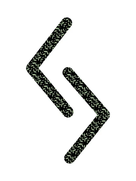 Jera, Jara. Starověké skandinské runy Futhark. Používá se v magických scénářích, amuletech, předpovědích osudu. Skandinávské a germánské písmo. — Stockový vektor