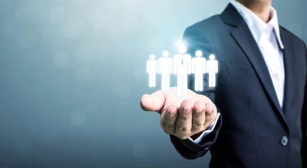 İnsan kaynakları, CRM ve işe alım sektörü konsepti, Boşluğu Kopyala