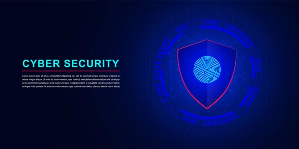 Siber Güvenlik Ağını Korumak Veri Konseptini Güvene Almak Simsiz Bir — Stok Vektör