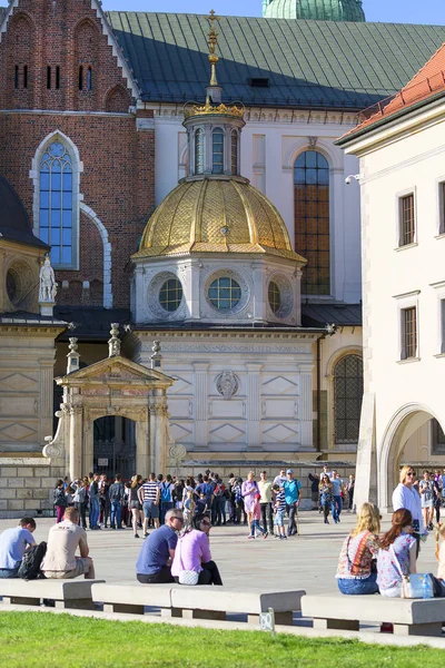 Krakow Poland April 2018 Wawel Cathedral Coronation Place Polish Kings — Stock Photo, Image