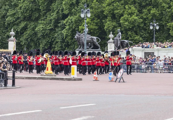 Londres Reino Unido Junio 2017 Cambio Ceremonial Los Guardias Londres — Foto de Stock