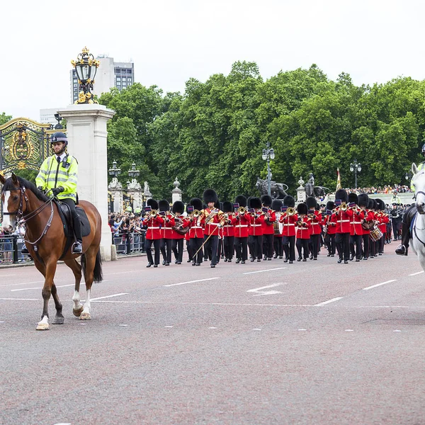 Londres Reino Unido Junio 2017 Cambio Ceremonial Los Guardias Londres — Foto de Stock