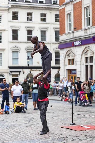 Londýn Velká Británie Června 2017 Covent Garden Trh Populární Nákupní — Stock fotografie