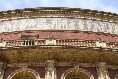 London, Büyük Britanya - 23 Haziran 2017: Royal Albert Hall, Kraliçe Victoria, Prens Albert kocası için adanmış bir konser salonu