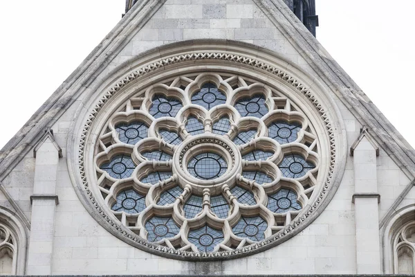 Royal Courts Justice Edificio Stile Gotico Rosone Facciata Londra Regno — Foto Stock