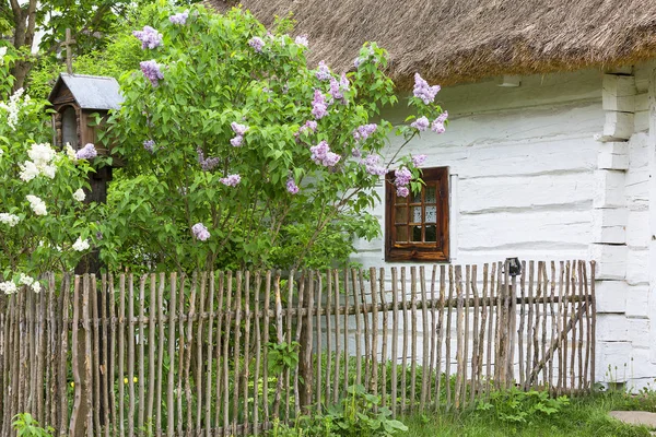 Tokarnia Poland May 2018 Old Traditional Polish Wooden House Open — Stock Photo, Image