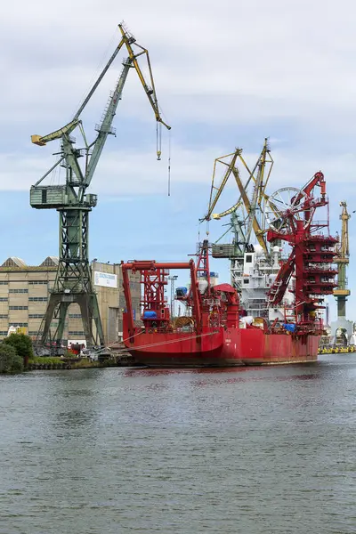 Danzig Polen Juni 2018 Danziger Werft Der Weichsel Geburtsort Der — Stockfoto