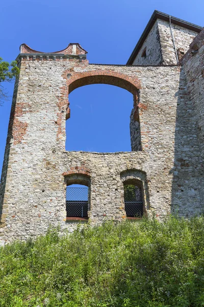 Rudno Polonya Temmuz 2018 Yüzyıl Ortaçağ Kalesi Tenczyn Kalesi Polonya — Stok fotoğraf