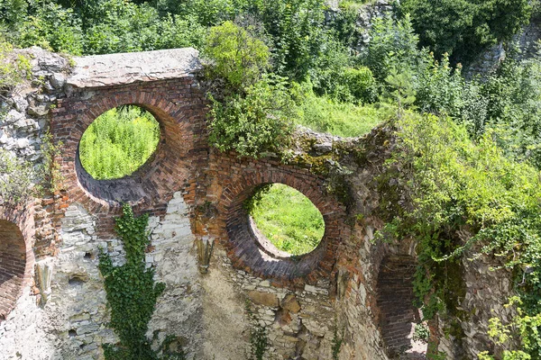 Rudno Polska Lipca 2018 Ruiny Wiecznego Średniowiecznego Zamku Zamek Tenczyn — Zdjęcie stockowe