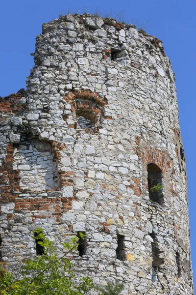 Rudno Poland July 2018 Ερείπια Του 15Ου Αιώνα Μεσαιωνικό Κάστρο — Φωτογραφία Αρχείου