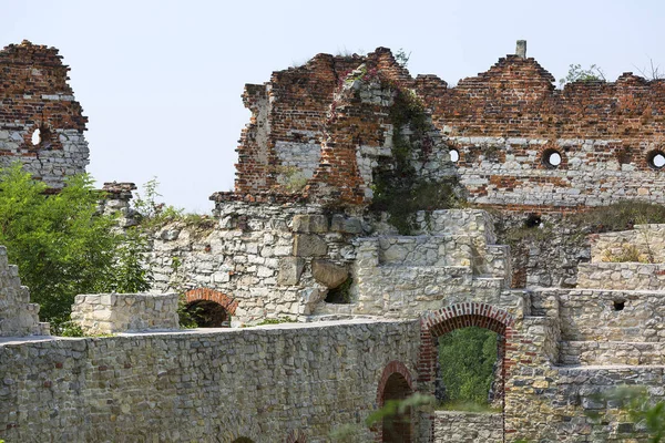 Rudno Polen Juli 2018 Ruinen Einer Mittelalterlichen Burg Aus Dem — Stockfoto