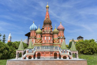 Inwald, Polonya - 12 Ağustos 2018: Minyatür Parkı 