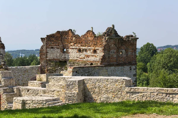 Rudno Polen Juli 2018 Ruinen Einer Mittelalterlichen Burg Aus Dem — Stockfoto