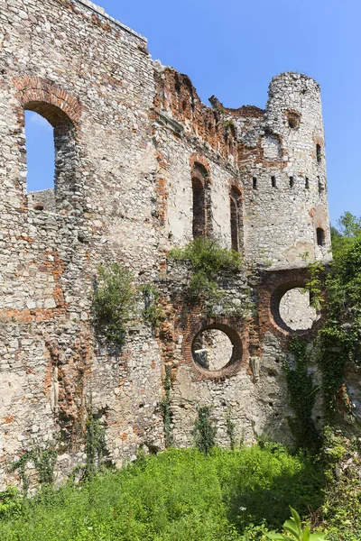 Rudno Polonya Temmuz 2018 Yüzyıl Ortaçağ Kalesi Tenczyn Kalesi Polonya — Stok fotoğraf