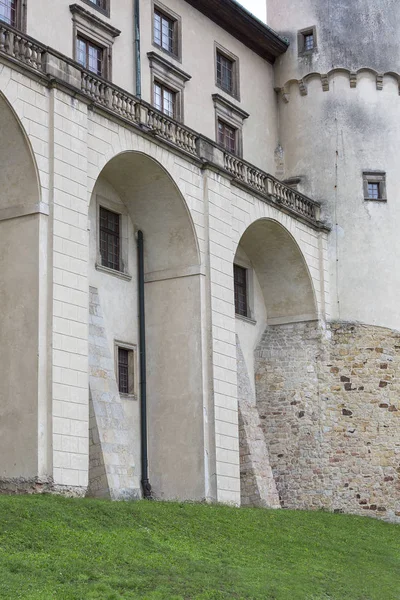 Wisnicz Polen Juni 2018 Mittelalterliche Burg Nowy Wisnicz Aus Dem — Stockfoto