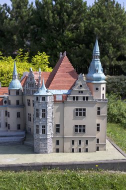 Inwald, Polonya - 12 Ağustos 2018: Minyatür Parkı 