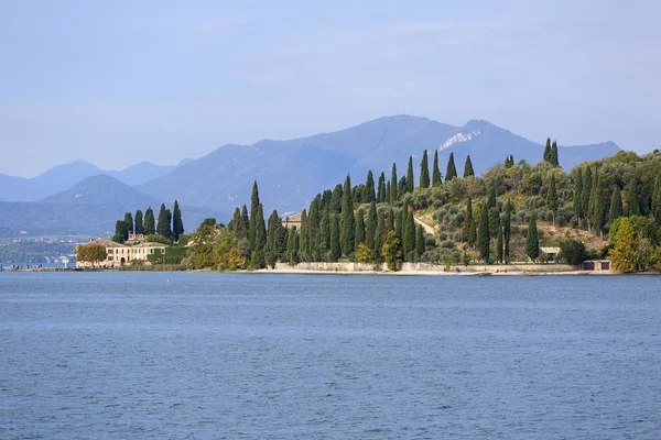 Lago Garda Maior Lago Itália Situado Beira Das Dolomitas Itália — Fotografia de Stock