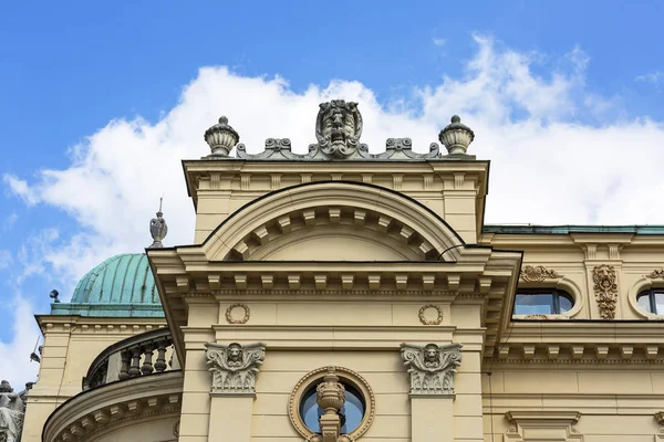 Teatro Juliusz Slowacki Edificio Ecléctico Del Siglo Xix Detalles Fachada — Foto de Stock