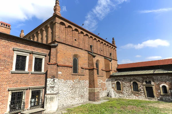 Vecchia Sinagoga Szeroka Nel Quartiere Ebraico Kazimierz Cracovia Polonia — Foto Stock