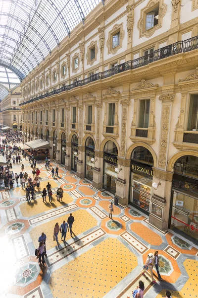 Milan Italie Septembre 2018 Galerie Vittorio Emanuele Centre Commercial Luxe — Photo