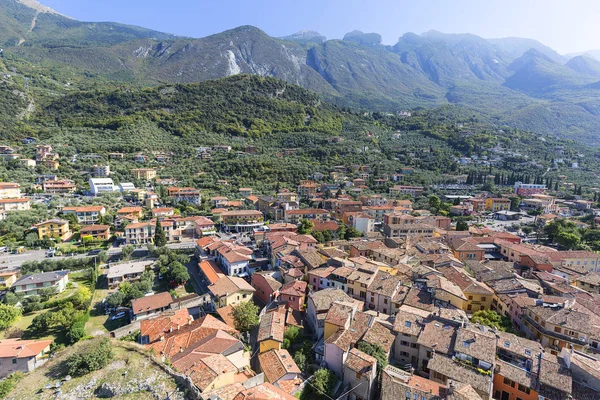 Malcesine Italien September 2018 Luftaufnahme Der Stadt Malcesine Gardasee — Stockfoto