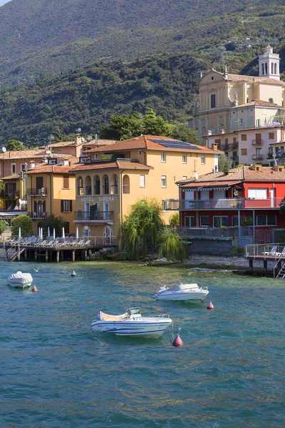 Malcesine Italy Сентября 2018 Года Озеро Гарда Крупнейшее Озеро Италии — стоковое фото