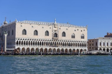 Piazza San Marco, Venedik, İtalya, Doge Sarayı.
