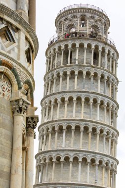 Pisa Kulesi ve Pisa Katedrali, Piazza del Duomo, Pisa, Italya