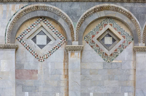 Pisa Dekorativní Mozaika Fasádě Piazza Del Duomo Pisa Itálie — Stock fotografie