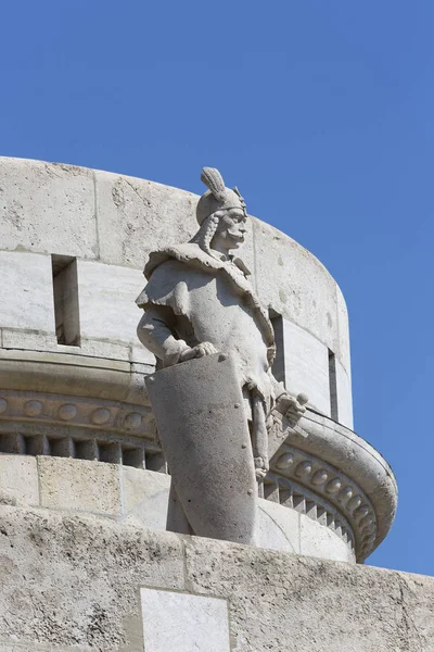 Fischerbastion, eines der bekanntesten Denkmäler der Stadt, budapest, ungarisch — Stockfoto