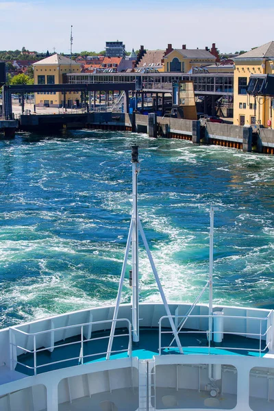Helsingor Danemark Juin 2019 Vue Port Helsingor Depuis Ferry Vers — Photo