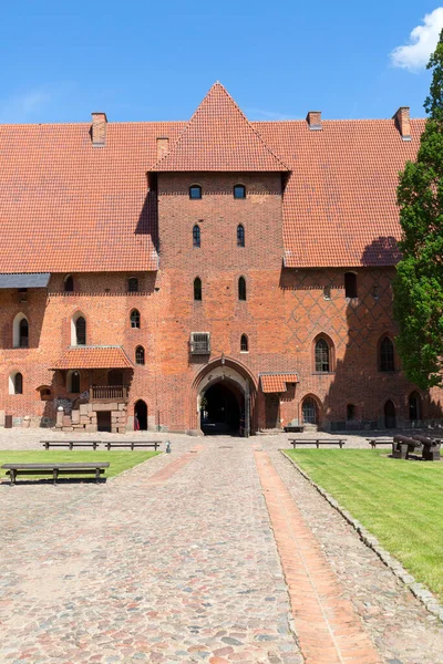 Malbork Poland June 2020 13Th Century Malbork Castle Medieval Teutonic — Stock Photo, Image