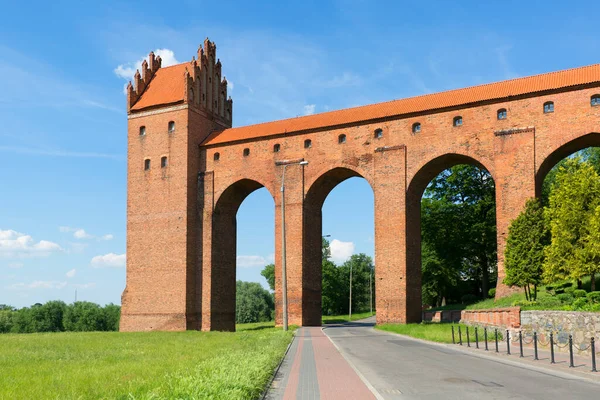Kwidzyn Polonya Haziran 2020 Yüzyıl Ortaçağ Kwidzyn Kalesi Muazzam Tuğla — Stok fotoğraf