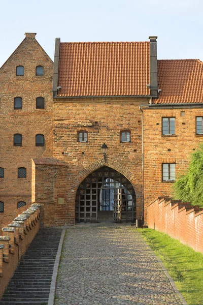 14Th Century Grudziadz Granaries Fortification Complex River Bank Vistula River — Stock Photo, Image