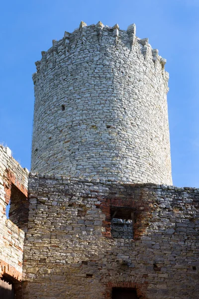 Babice Polonia Octubre 2018 Castillo Lipowiec Ruinas Del Castillo Episcopal —  Fotos de Stock