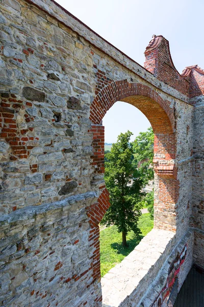 Rudno Polonya Temmuz 2018 Yüzyıl Ortaçağ Kalesi Tenczyn Kalesi Polonya — Stok fotoğraf