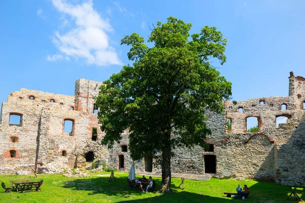 Rudno Polonya Temmuz 2018 Yüzyıl Ortaçağ Kalesi Tenczyn Kalesi Polonya — Stok fotoğraf