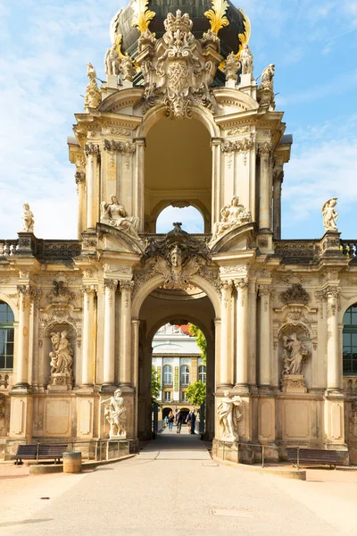 Dresden Tyskland September 2020 1700 Talets Barockslott Zwinger Kronporten Även — Stockfoto