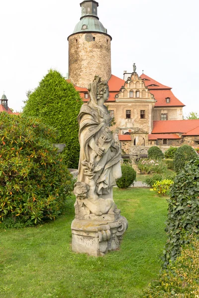 Kasteel Czocha Middeleeuwse Mysterieuze 13E Eeuwse Vesting Lesna Polen — Stockfoto