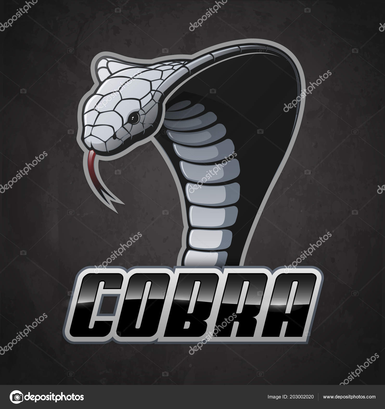 Kobra Kartun Stok Foto