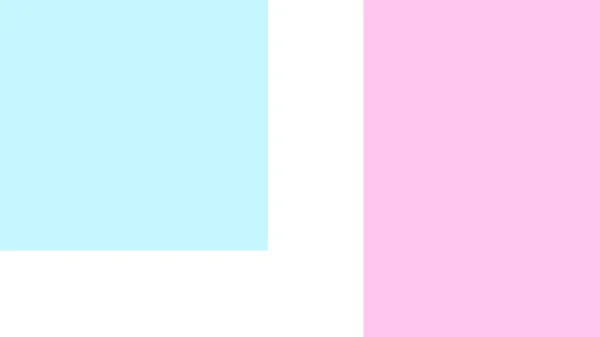 An empty background in two trending colors: pink and blue. Geometric figure-rectangles on a white background.