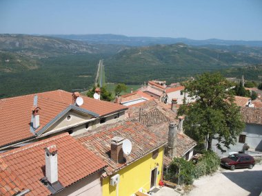 Merkez Istria, Hırvatistan için küçük bir köyden görüntülemek