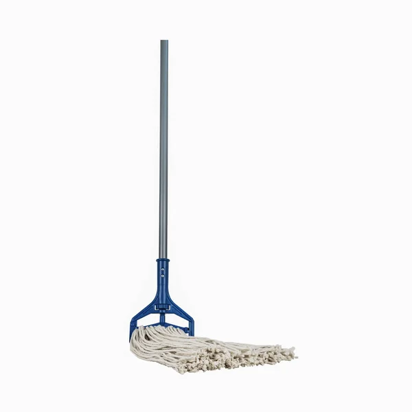 Industrial Heavy Duty Mop with Handle blue and grey — Stock Photo, Image