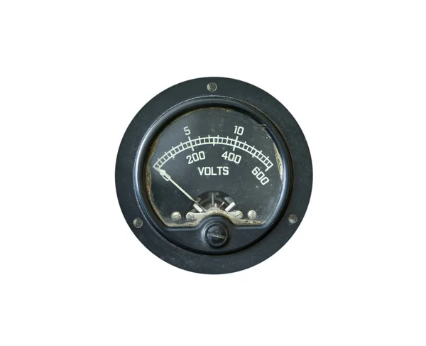 Vintage Voltage Gauge — Stock Photo, Image