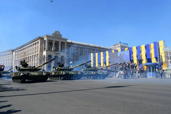 Kyiw Ukraine August 2018 Militärparade Zum Unabhängigkeitstag Der Ukraine — Stockfoto